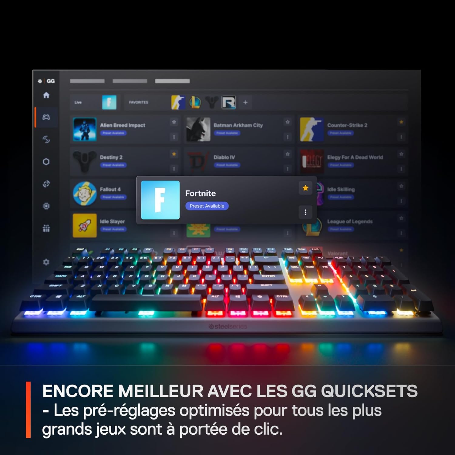 Thumbnail 5 de SteelSeries Apex Pro Gen 3 Clavier Gamer AZERTY FR