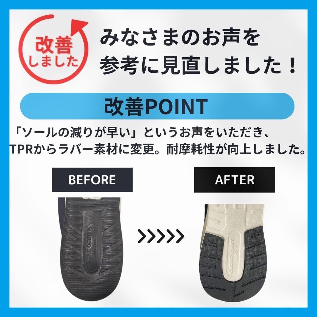 Detalle de セダークレスト CC-60910 スパットシューズ|防水・手を使わず履けるエアーソール