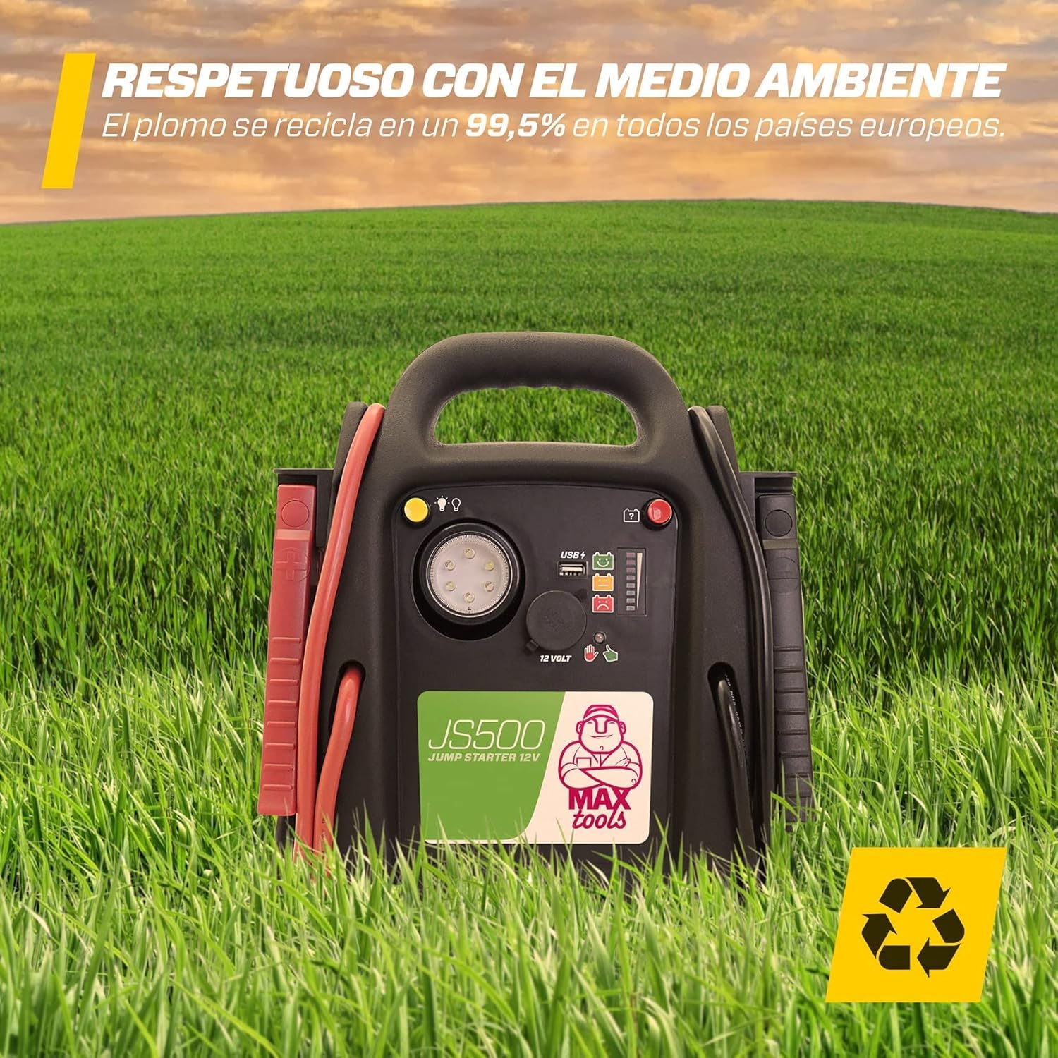 Thumbnail 5 de MAXTOOLS JS500 2200A Arrancador de emergencia para coches