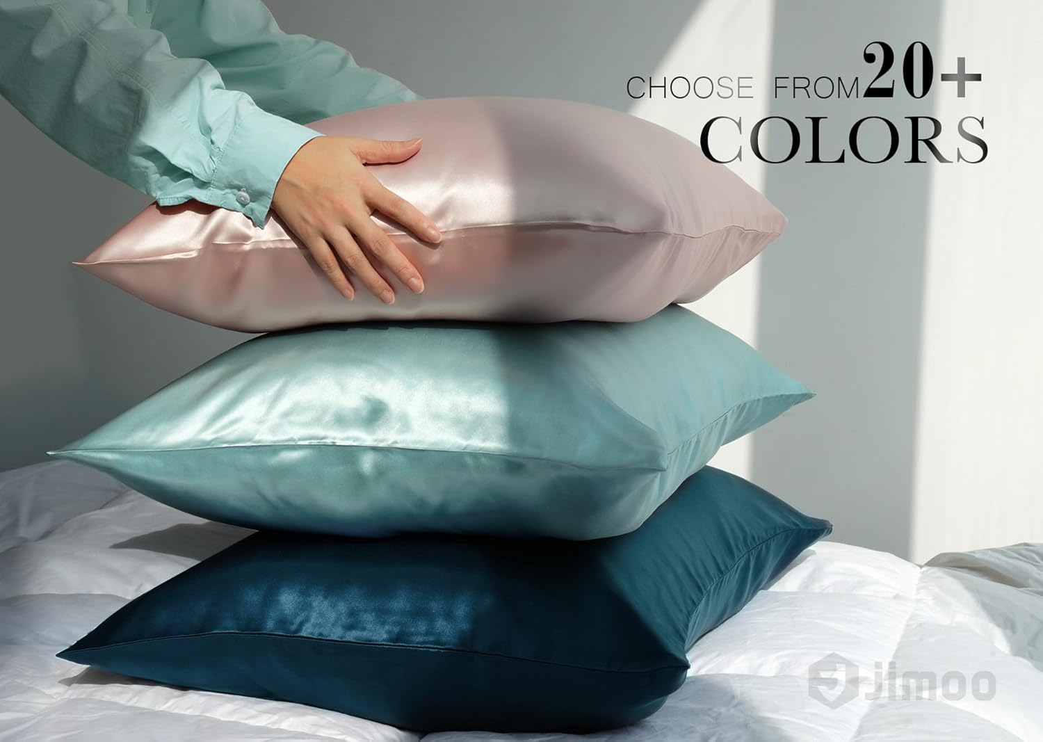 Thumbnail 6 de J JIMOO 22 Momme Mulberry Silk Pillowcase, 20×26 in