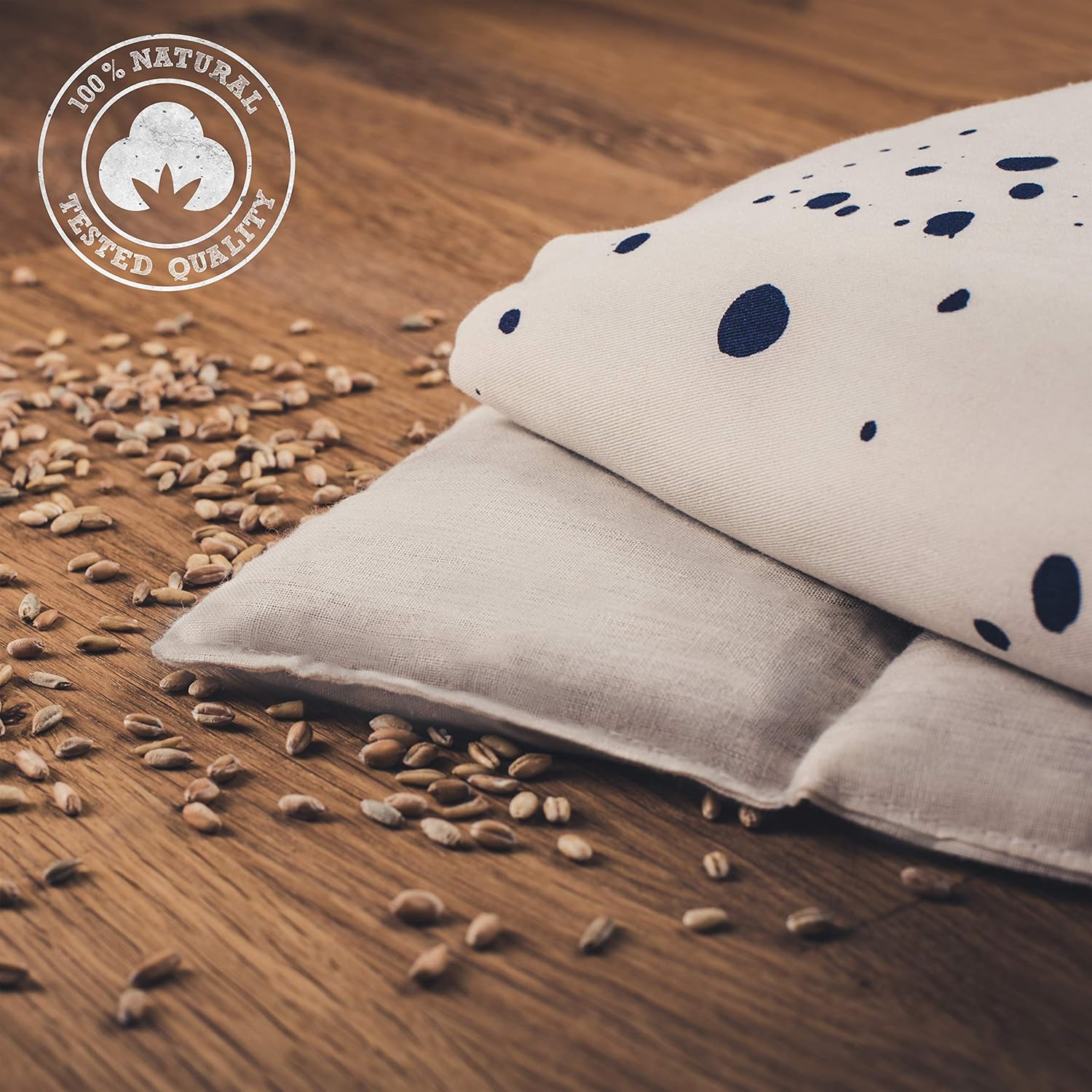 Detalle de Blumtal bouillotte micro-ondes grand format – coussin chauffant graines de blé