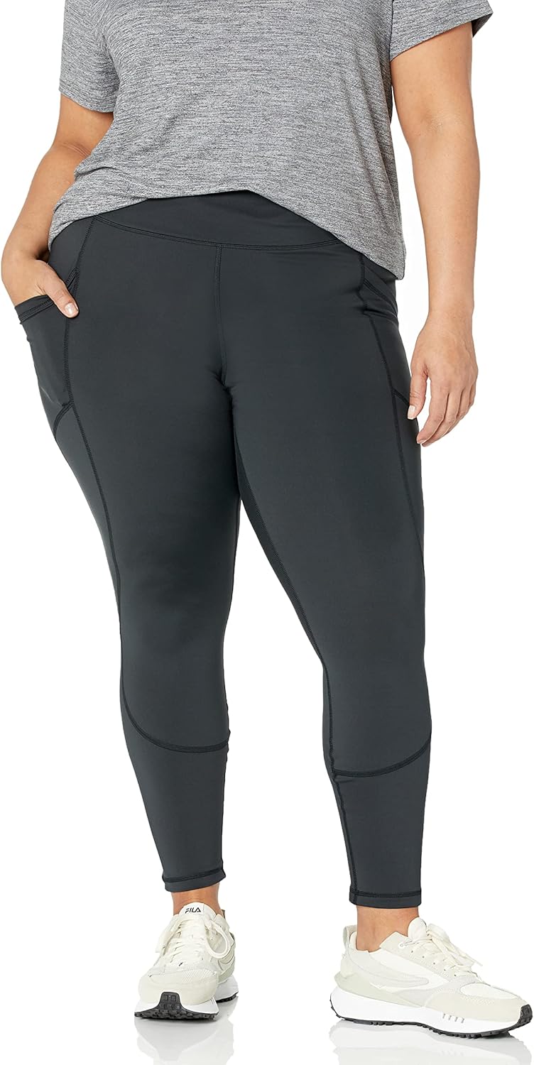 Detalle 2 de Amazon Essentials Women's High Waisted Active Sculpt Workout Full Length Leggings with Pockets (Plus Size)