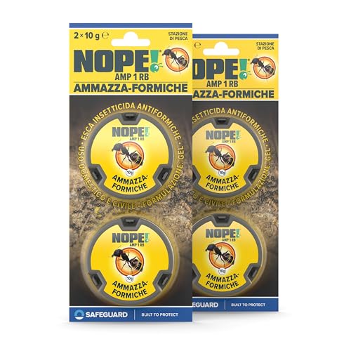 Detalle de NOPE! Ammazza Formiche – Trappole Gel Antiformiche 2 x 2, 40 g, Protezione fino a 4 settimane