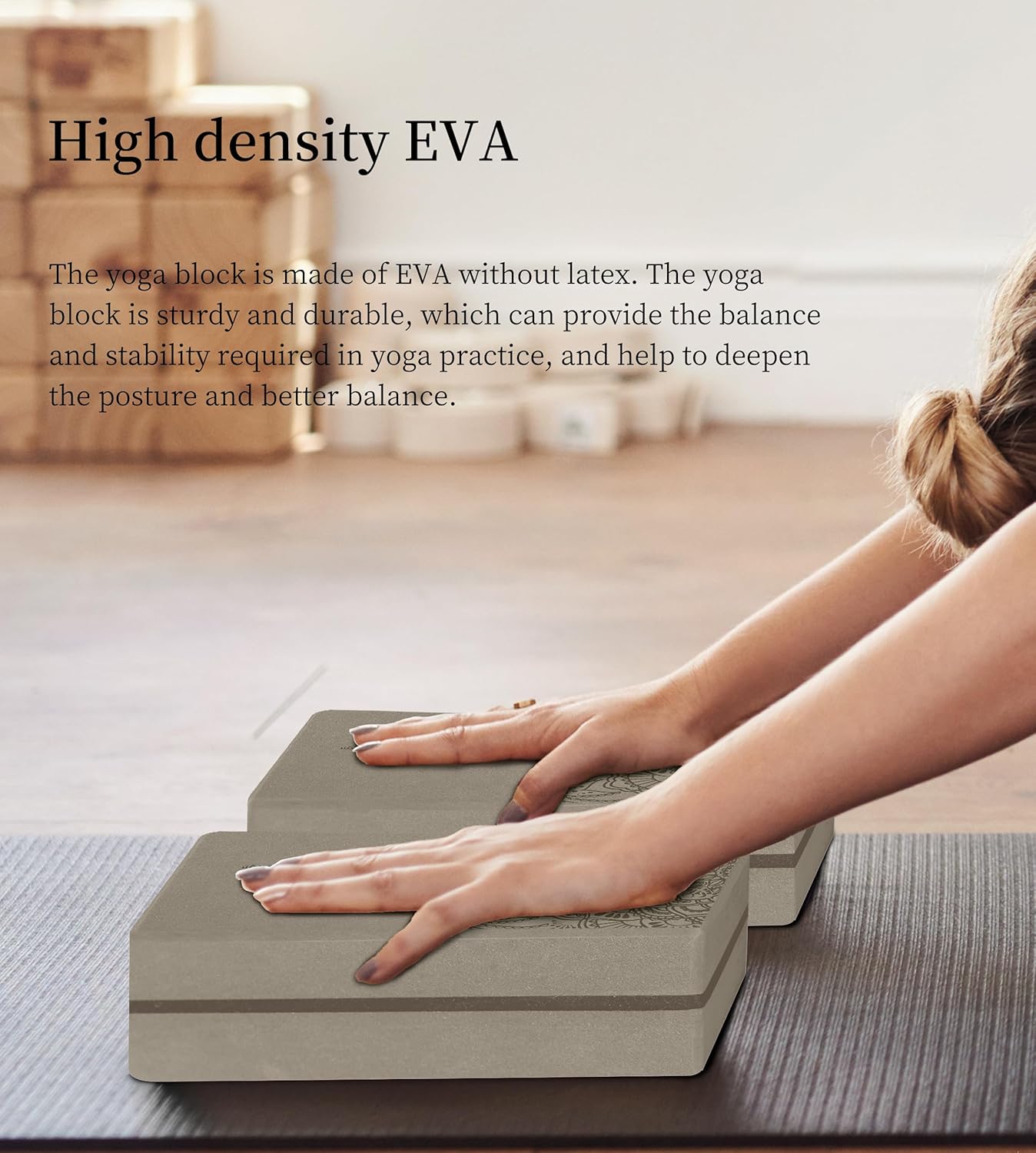 Thumbnail 3 de LaiEr Yoga Block 9"x6"x3" foam blocks set 🧘♀