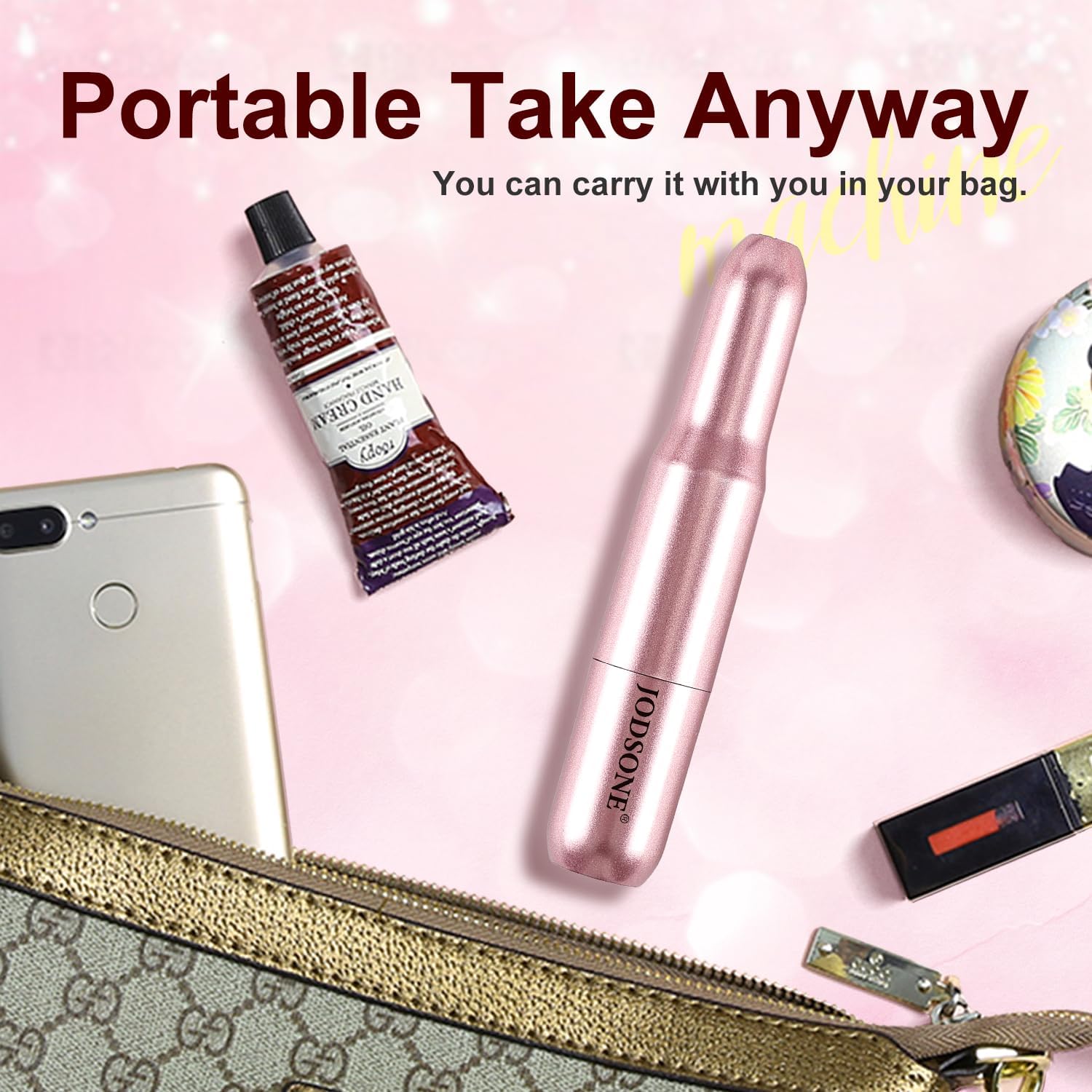 Thumbnail 4 de JODSONE fresa per unghie elettrica regolabile fino a 14.000 RPM con kit manicure e pedicure