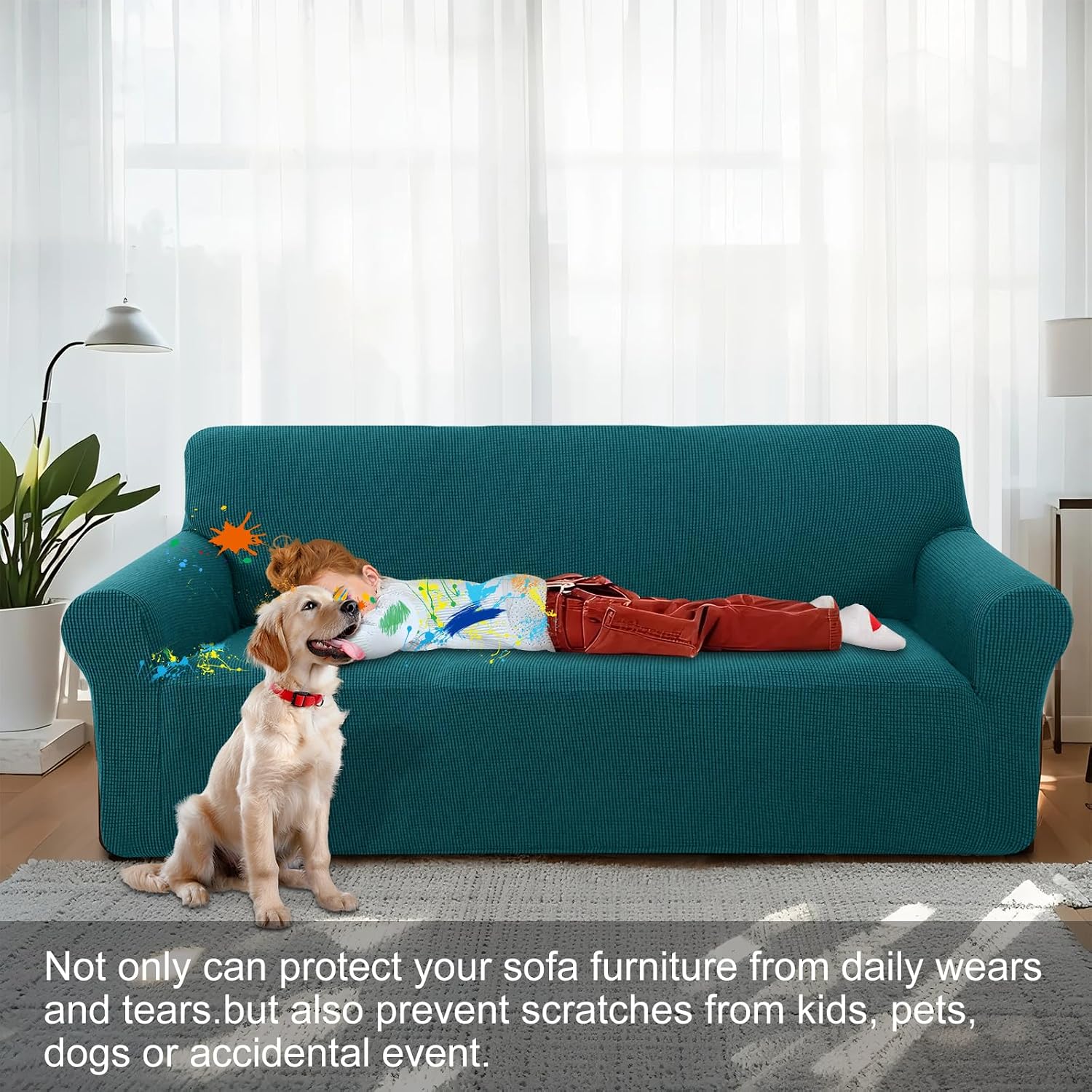 Thumbnail 1 de Luxshare Home Stretch Couch Cover 1 Large 🛋