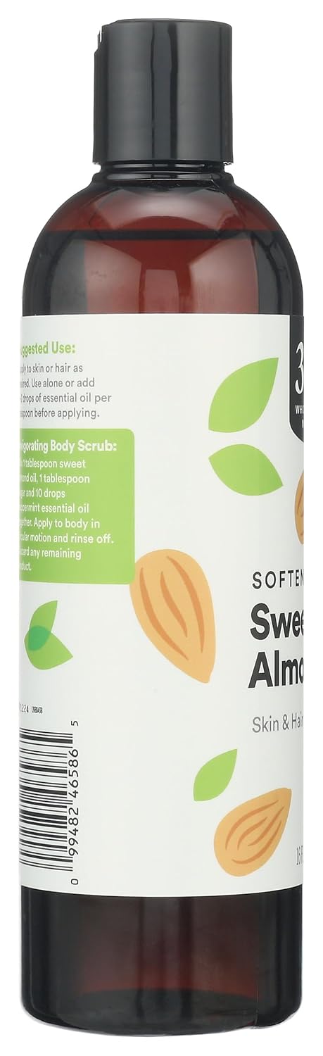 Detalle 2 de 365 by Whole Foods Market Softening Sweet Almond Oil 16 Fl Oz