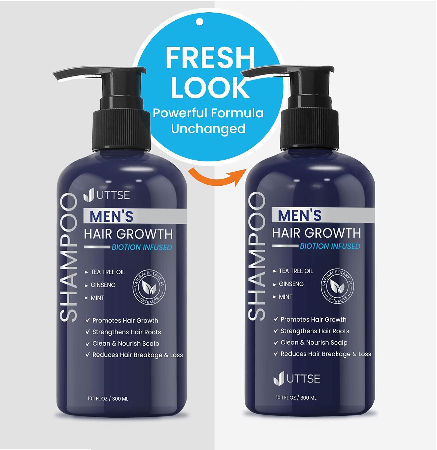 Thumbnail 4 de Uttse Biotion Hair Growth Shampoo with Tea Tree Oil and Ginseng Mint, 10.1 fl.oz ⚙