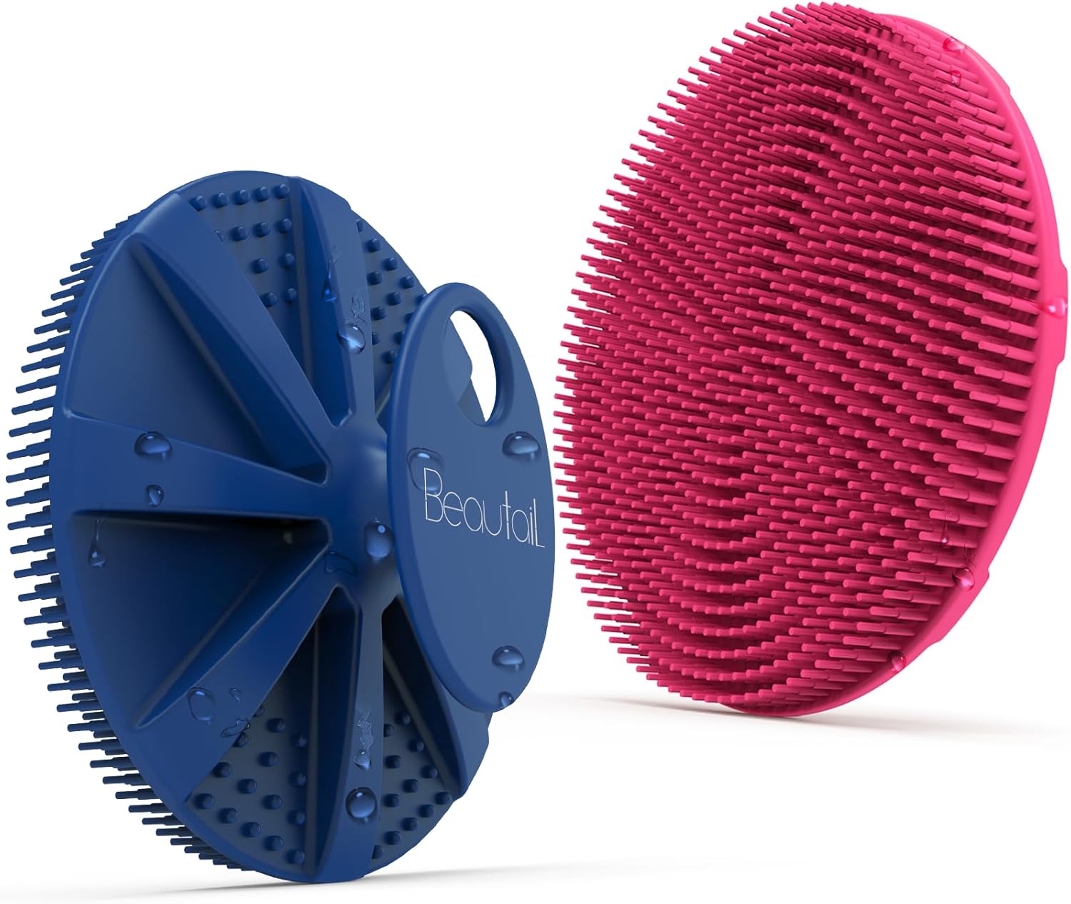 BEAUTAIL Silicone Body Scrubber 2 Pack