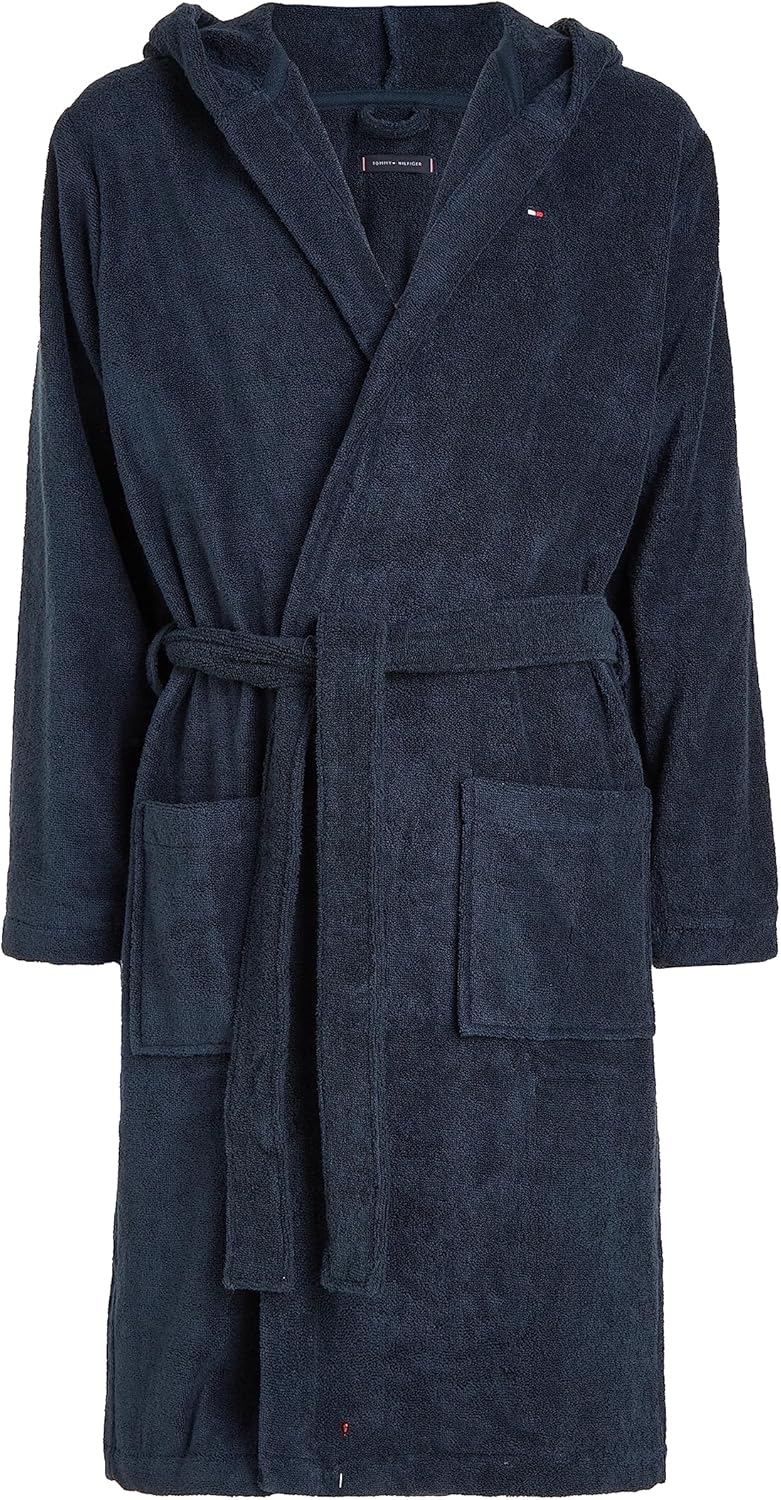Thumbnail 3 de Tommy Hilfiger Peignoir de Bain Homme Col Tissu Éponge — douceur et élégance intemporelle