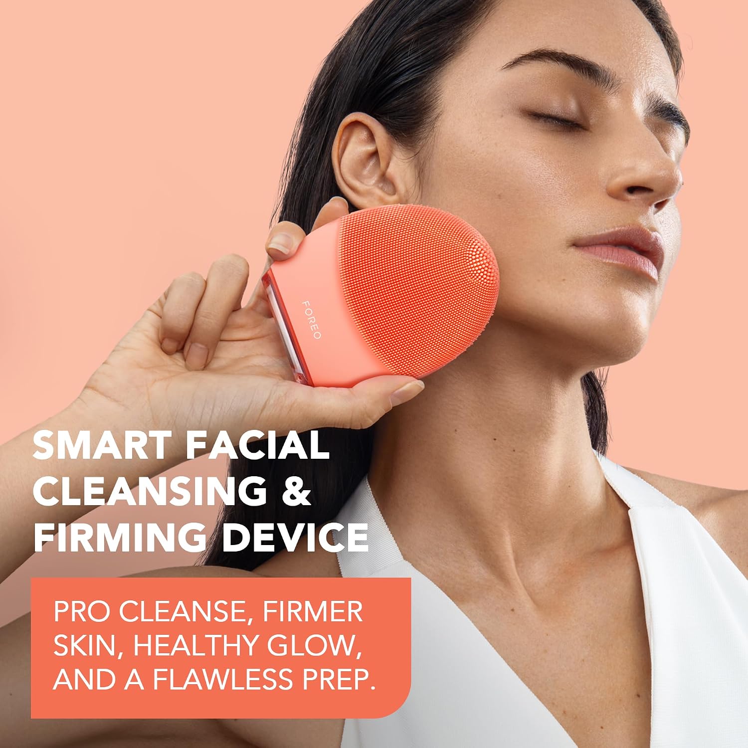 Detalle de FOREO Luna 4 Face Cleansing Brush: Firming Massager for Everyday Anti-Aging Skincare