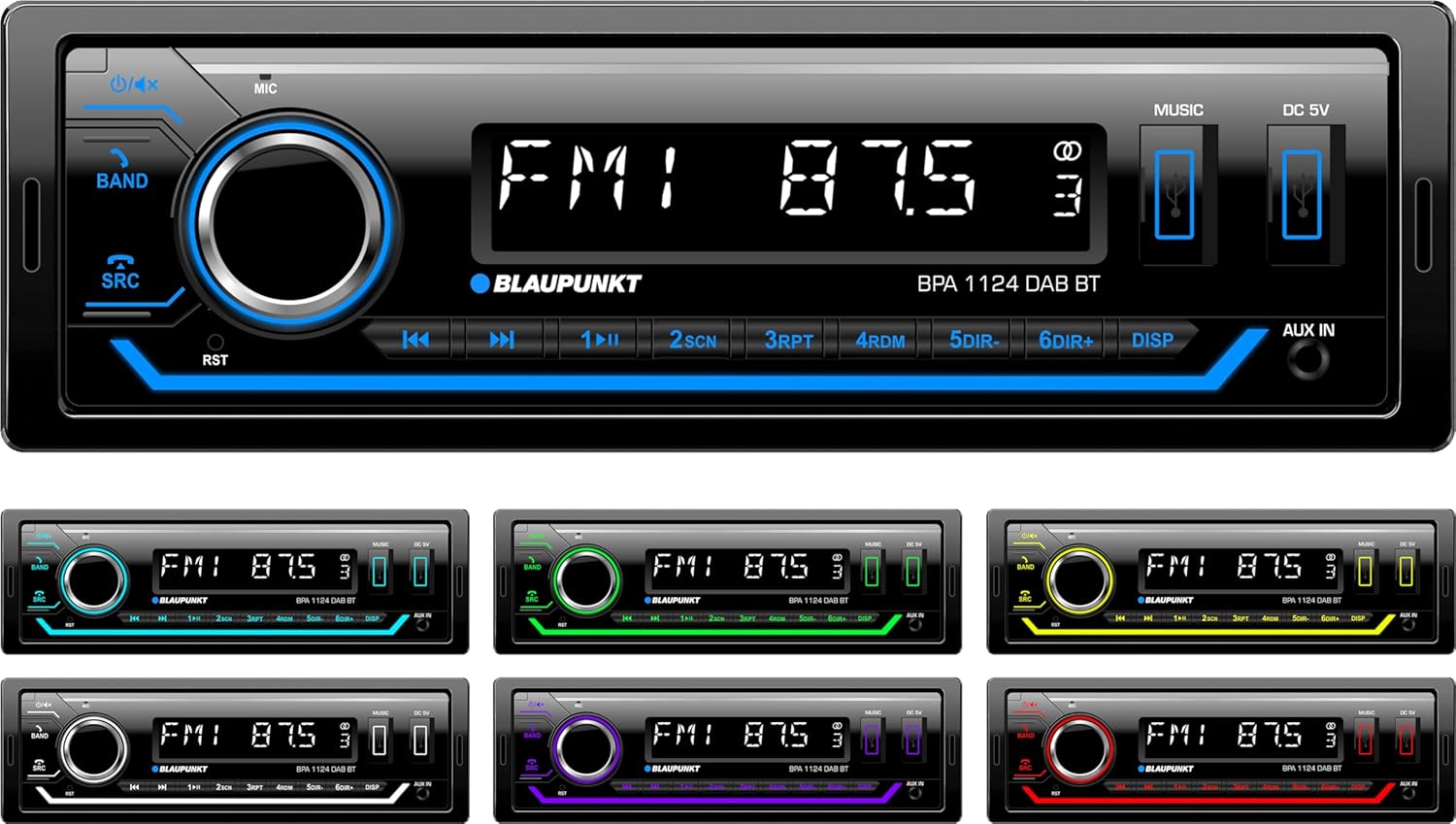 Thumbnail 1 de Blaupunkt BPA 1124 DAB BT 200W Autoradio 📻