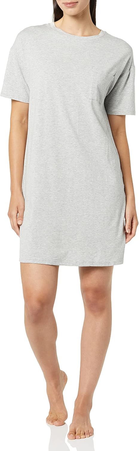 Detalle de Amazon Essentials Women's Knit Jersey Sleep Tee Nightdress