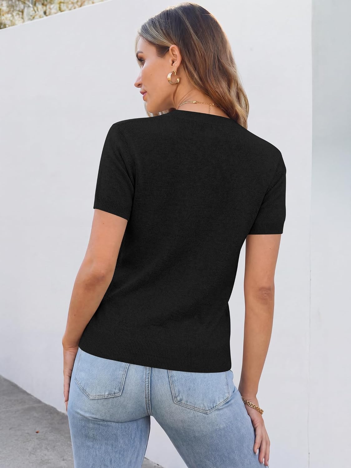 Thumbnail 4 de ANRABESS Women's Sweater Top, Wool Blend