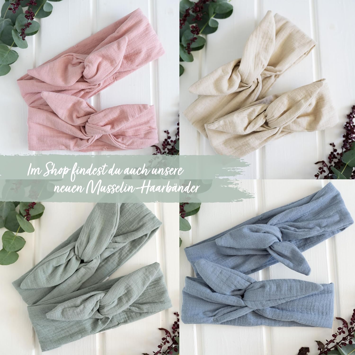 Thumbnail 6 de Papierdrachen Strick-Haarband für Damen (rosa) – elastisch, bequem & handwaschbar