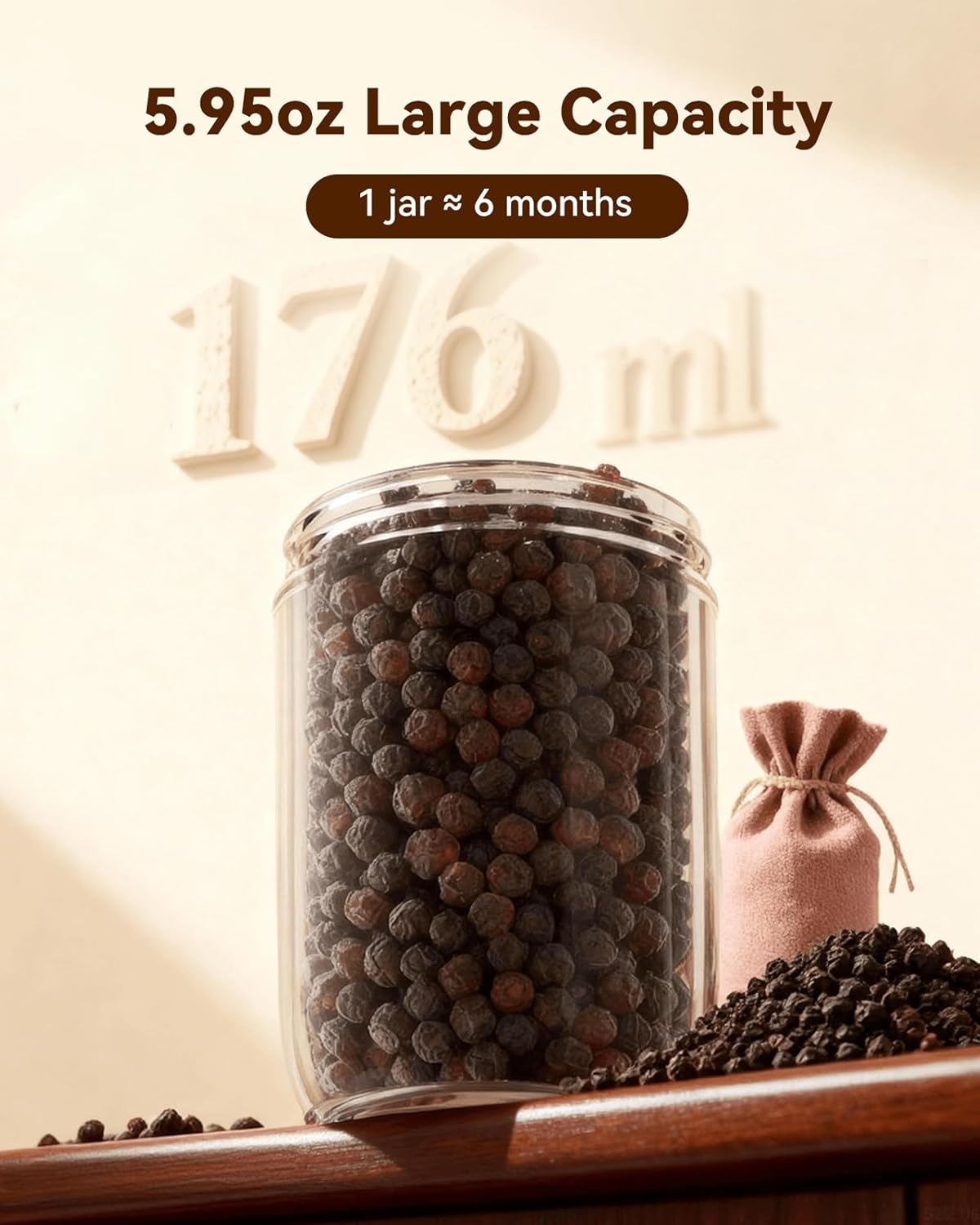 Thumbnail 4 de WONMAKE Gravity Salt & Pepper Grinder