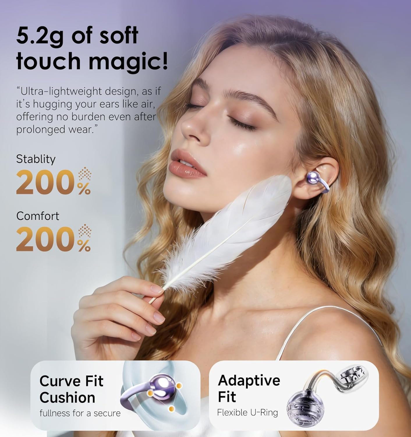 Thumbnail 4 de King Lucky Next-gen Clip Earbuds