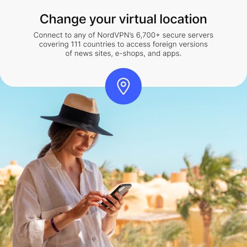 Detalle de NordVPN Amazon Essential: VPN for up to 10 devices + NordPass Password Manager (2-Year Digital Code)