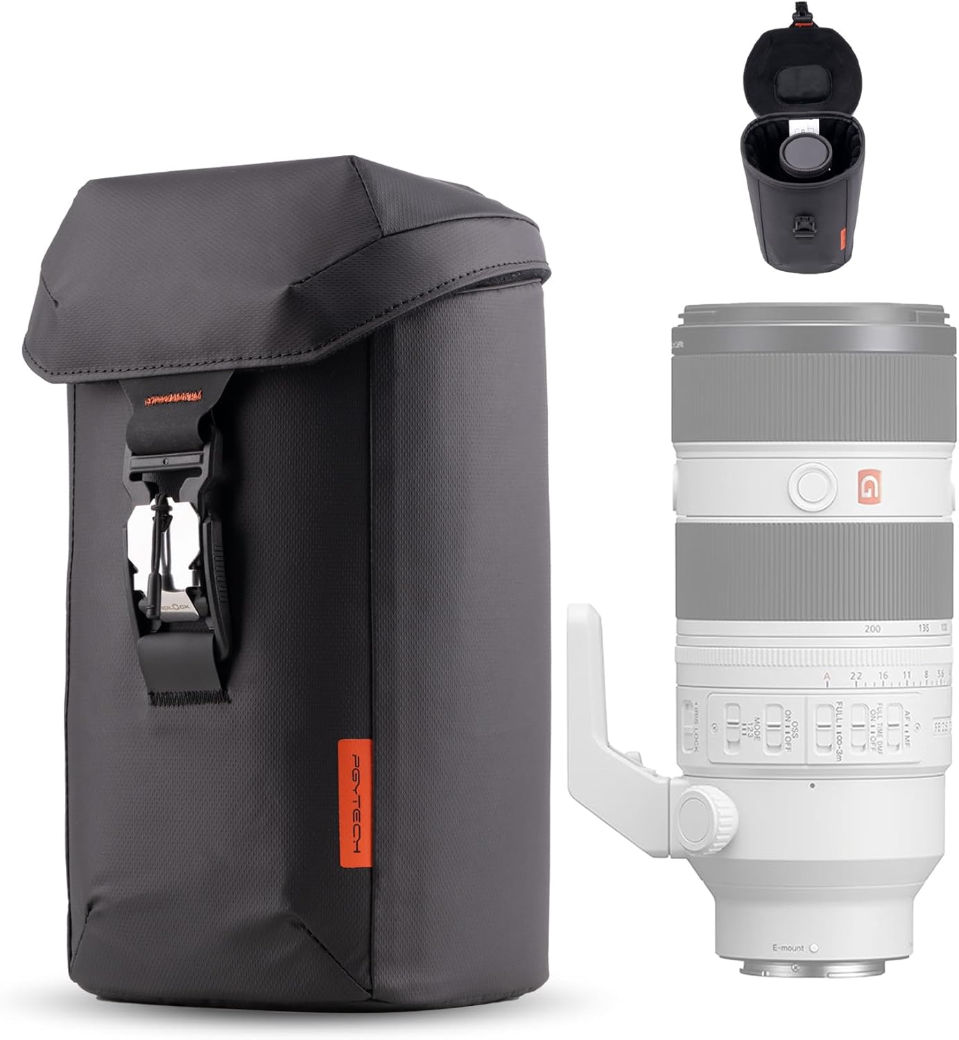 PGYTECH Étui pour Objectif L 120 mm