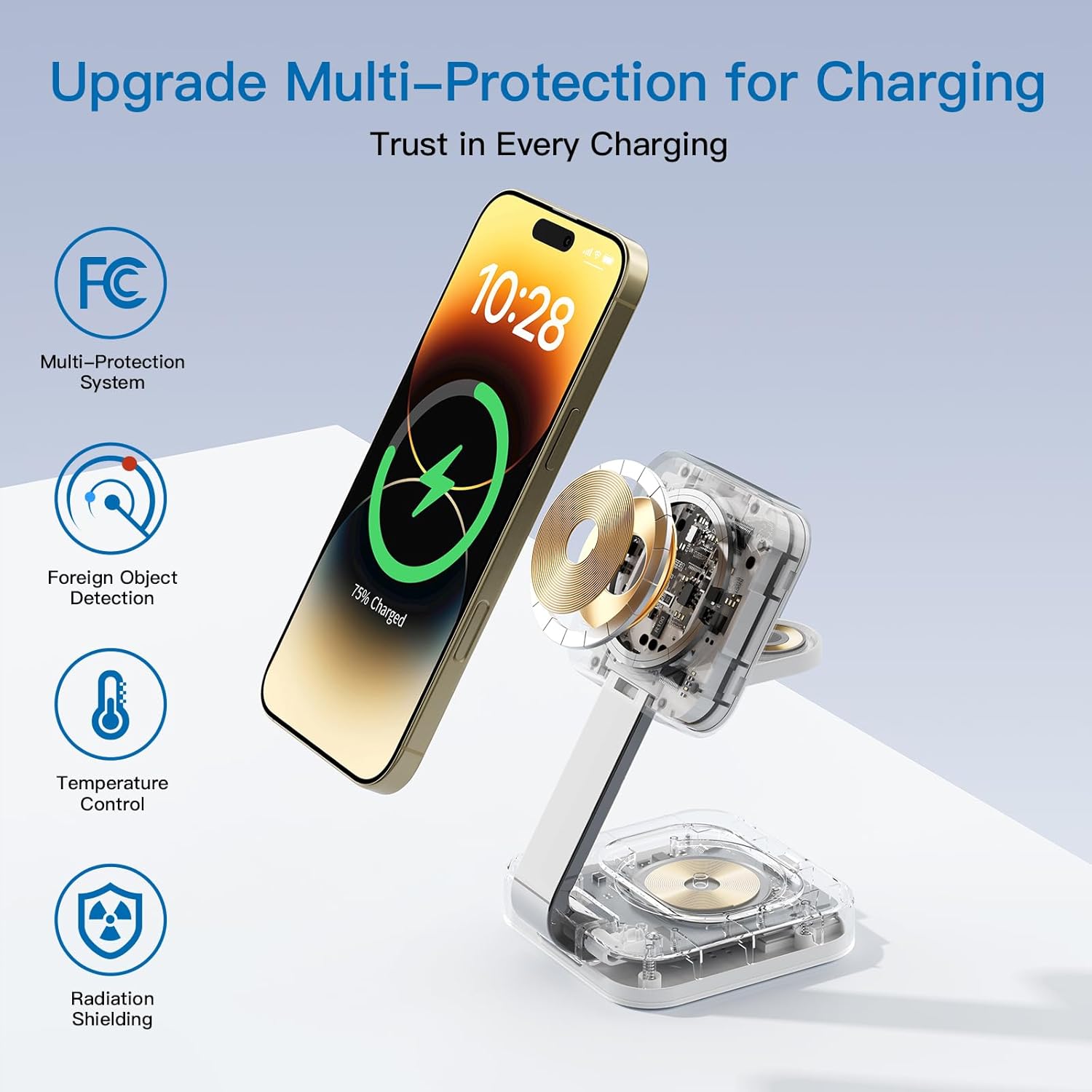 Thumbnail 4 de 2026 Traveling Mag‑Safe 3‑in‑1 Charger 18W