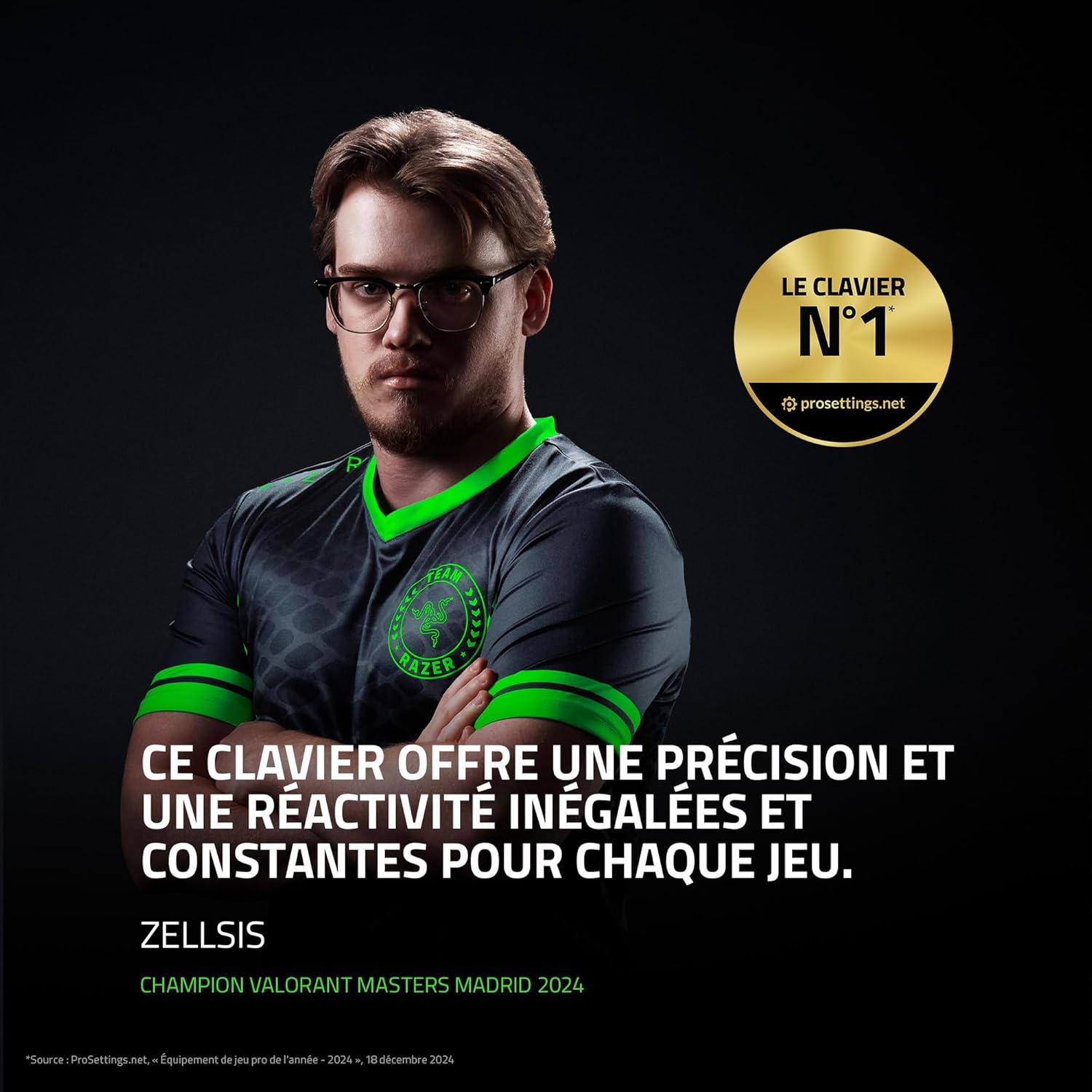 Detalle 2 de Razer Huntsman V3 Pro (Switches Analog) clavier gamer optique AZERTY noir