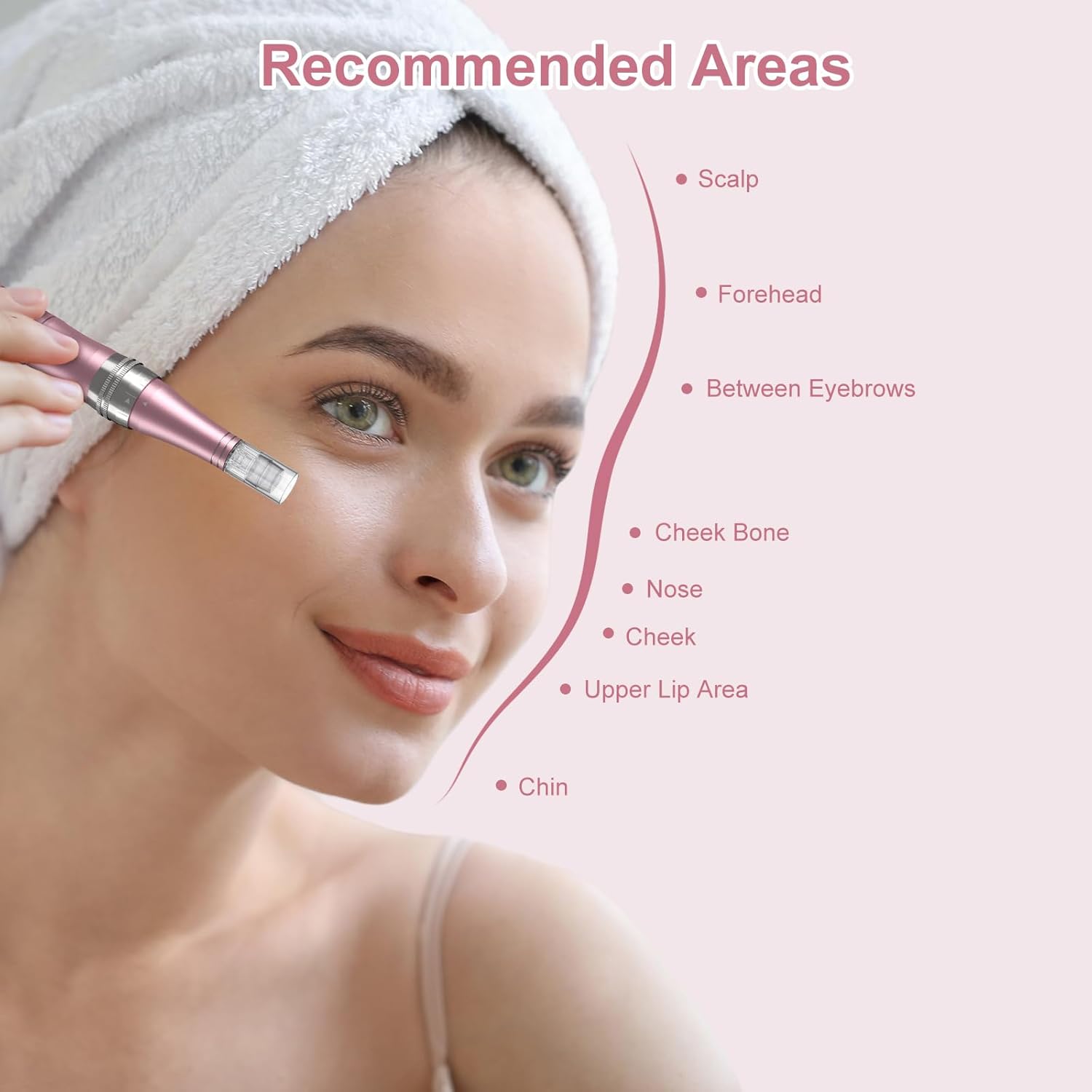 Detalle de Derma Pen PELCAS Elektrischer Microneedling Pen 9 Stufen