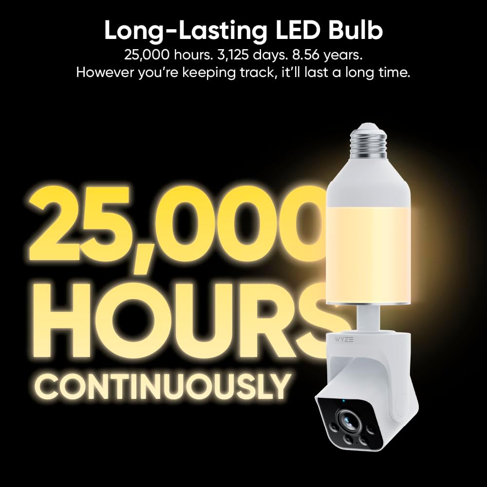 Thumbnail 1 de Wyze Bulb Cam 2K HD Outdoor Camera 2 Pack