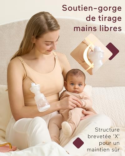 Thumbnail 3 de Momcozy Soutien-Gorge d'Allaitement et de Pompage Mains Libres – 2 en 1