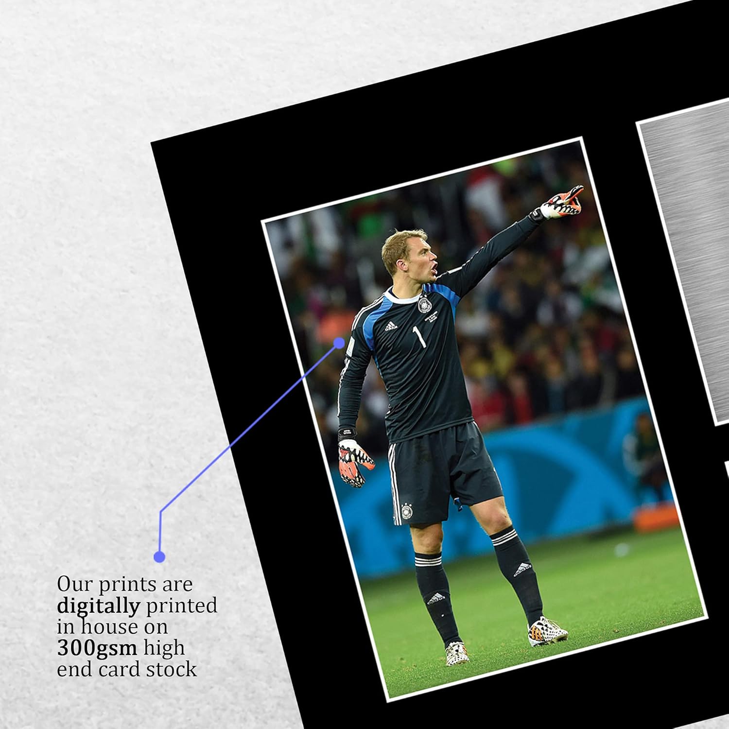 Thumbnail 3 de HWC Trading A4 Manuel Neuer Germany signed autograph picture gift print (A4)