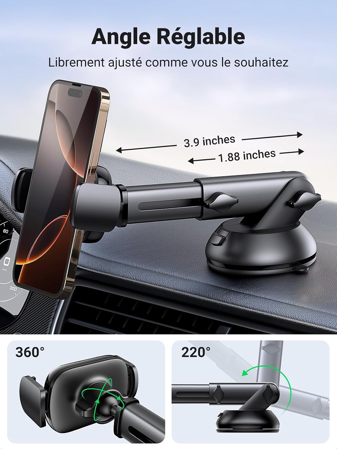 Thumbnail 2 de UGREEN Support téléphone 360°