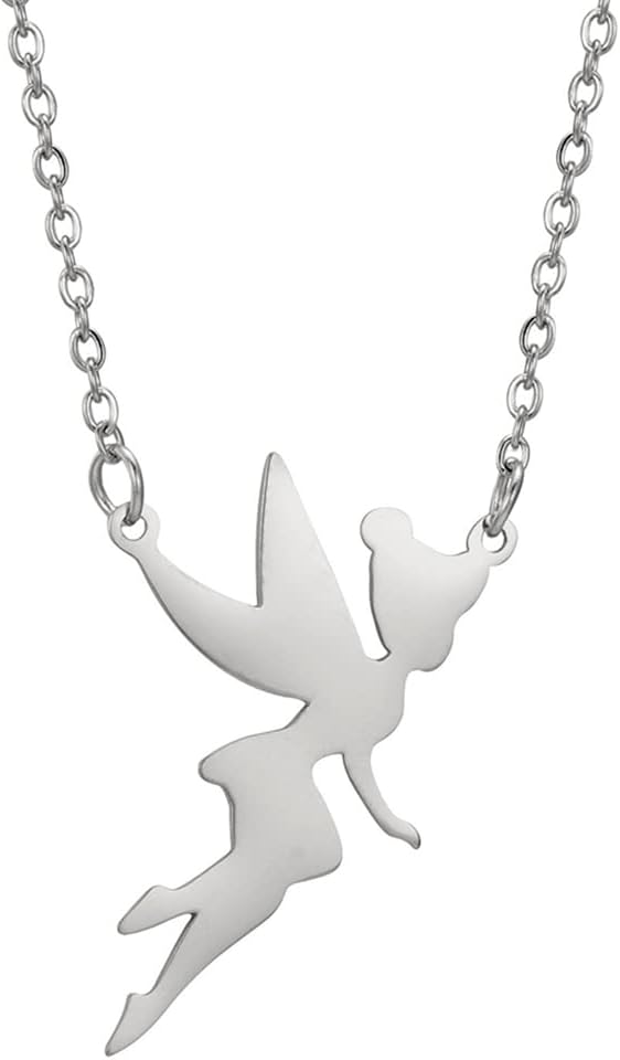 Detalle de EUEAVAN Fairy Pixie Angel Tinkerbell Pendant Necklace