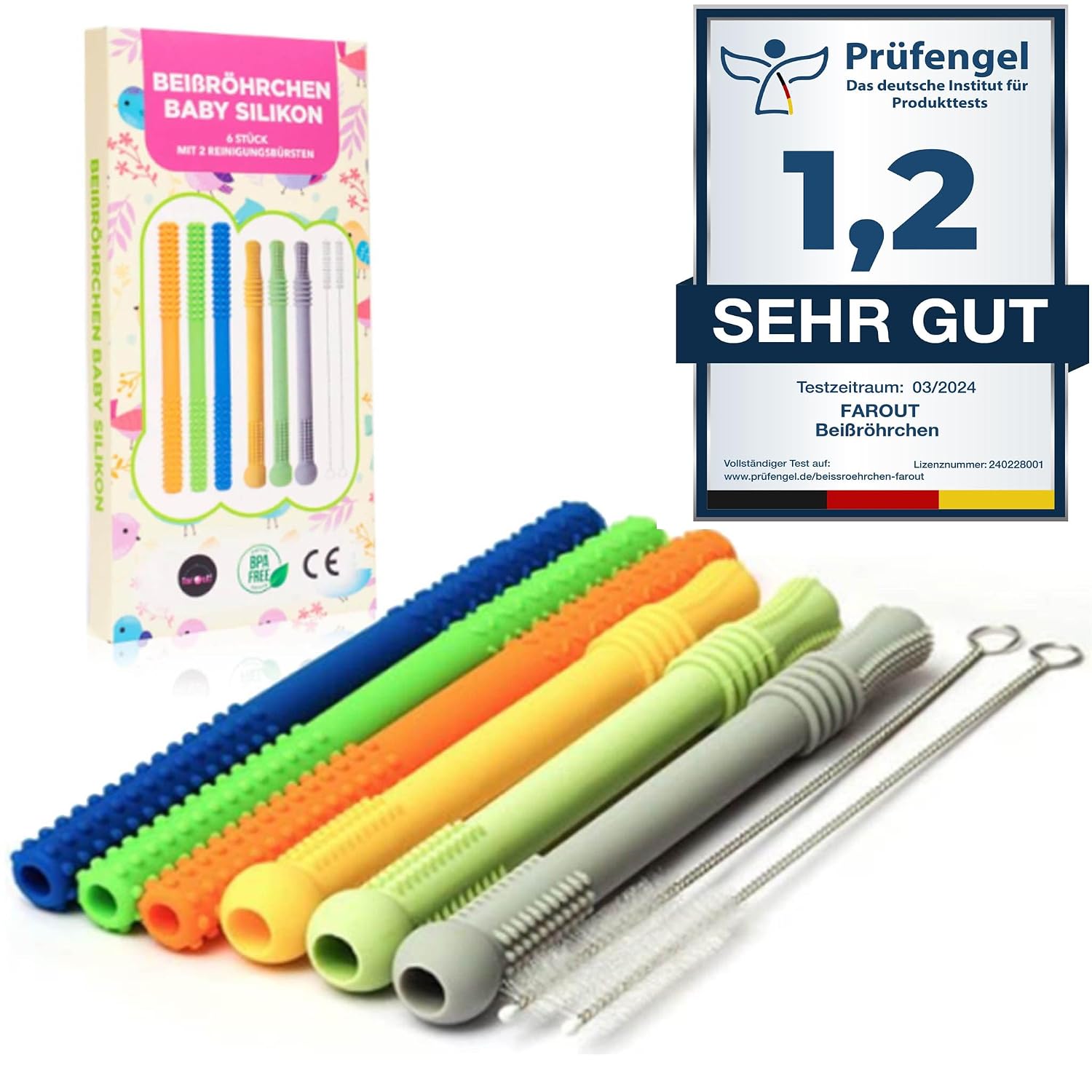Detalle de farout Beißring Baby 6 Stück