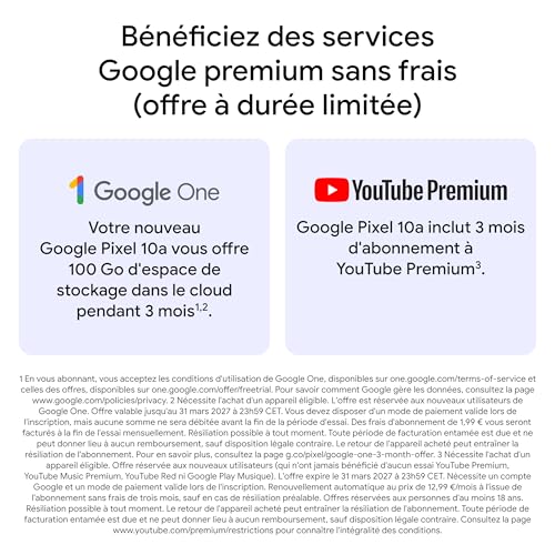 Thumbnail 11 de Google Pixel 10a Lavande 128 Go — autonomie, Coach Photo et sécurité Pixel