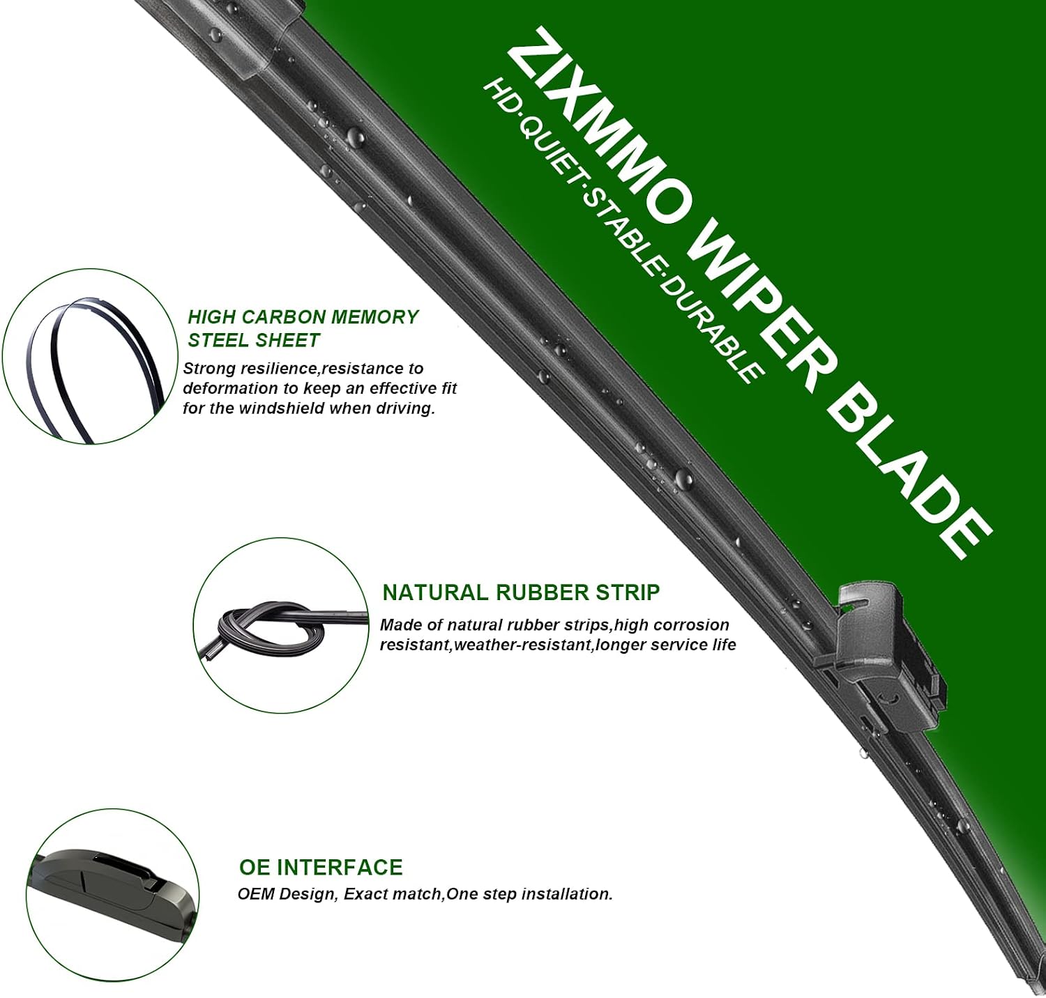 Detalle 2 de RAV4 wiper blade set, 26/16/12 in