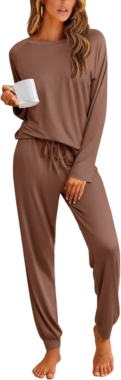 Detalle de Ekouaer Women's Pajama Set, 95% Polyester