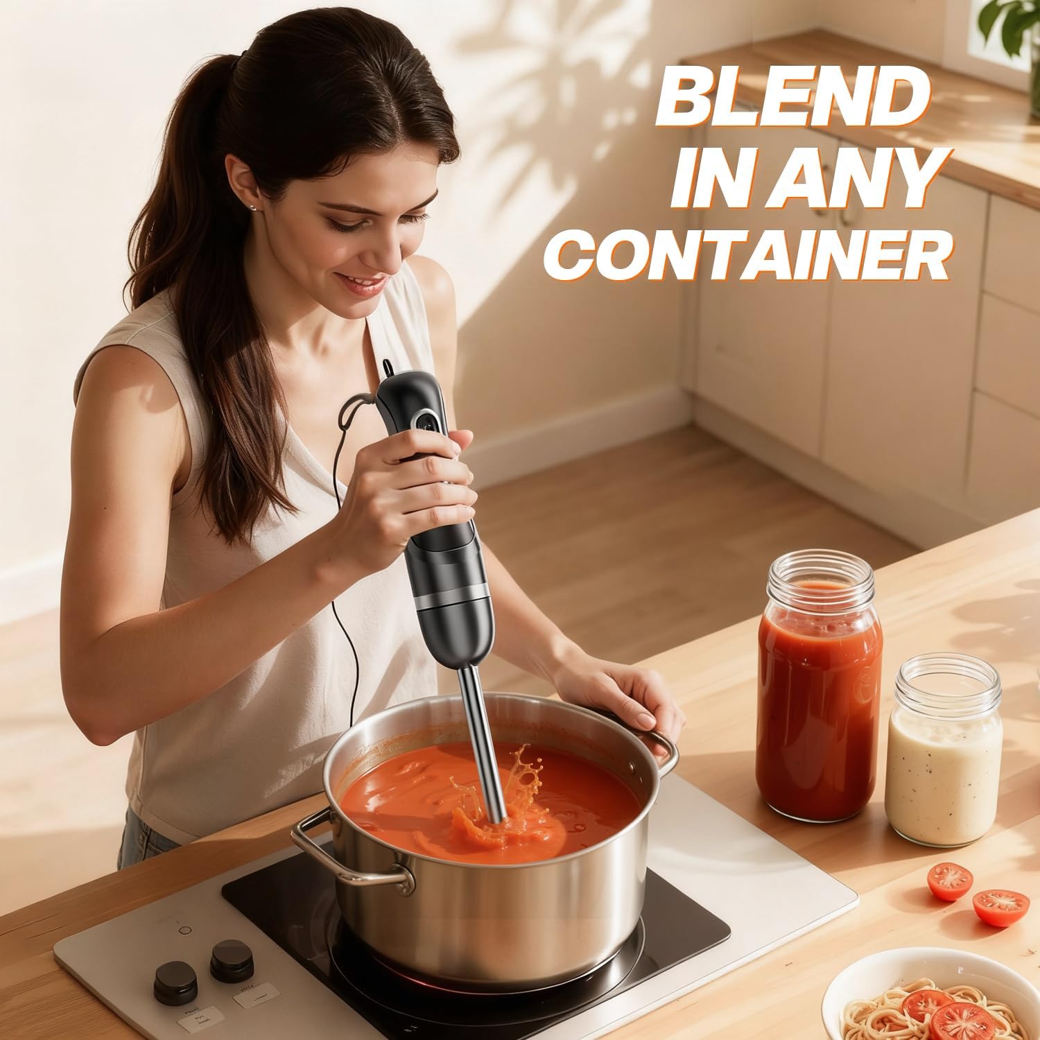 Thumbnail 6 de Immersion Blender Handheld 2-Speed Stick Mixer 🥣