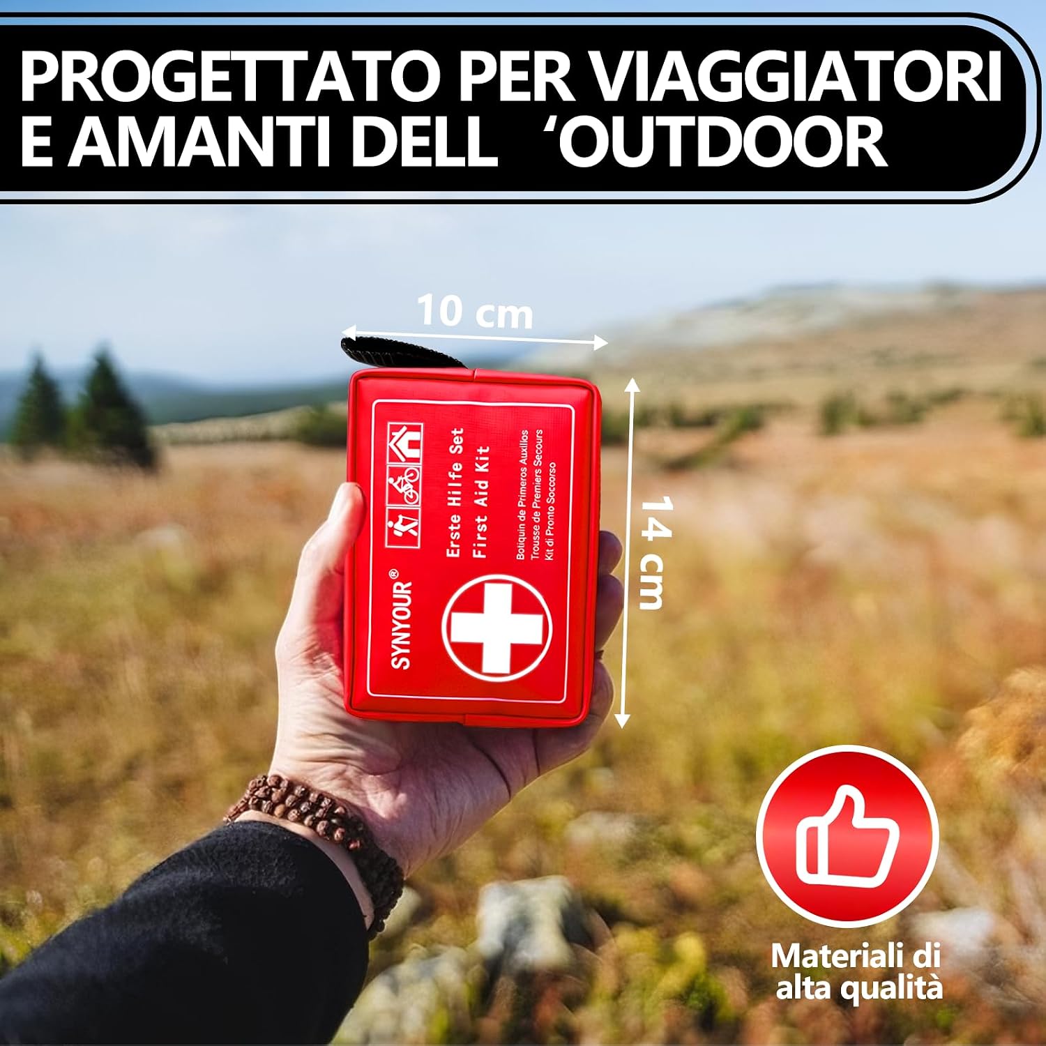 Detalle de SYNYOUR Mini kit pronto soccorso 80 pezzi