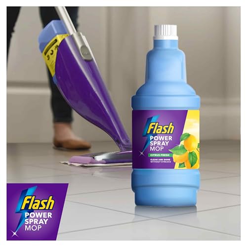 Detalle de Flash Power Spray Mop Floor Cleaner Liquid Citrus 4x1.25L