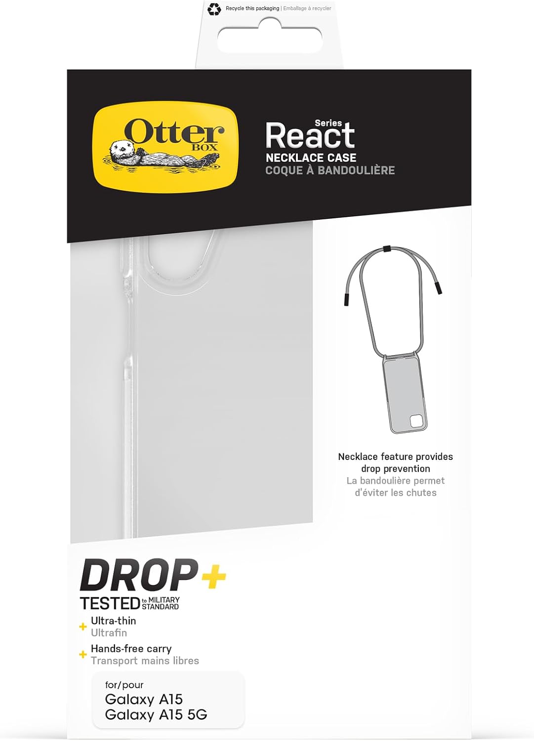 Thumbnail 4 de OtterBox React Necklace A15 50% recyclé