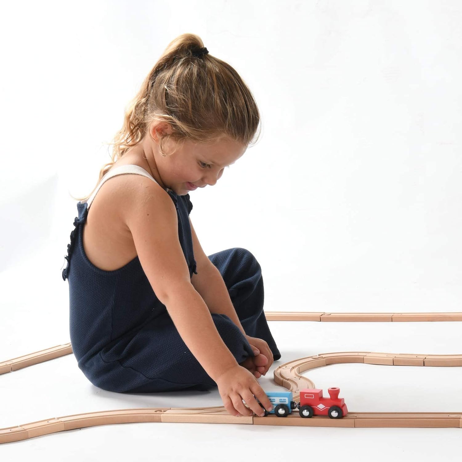 Thumbnail 4 de Play22 Wooden Train Tracks 52pc ๐