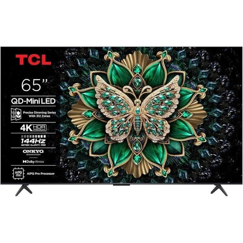 Detalle de TV TCL QD-Mini LED 65C69K 65" 4K UHD con Google TV: experiencia cinematográfica en casa