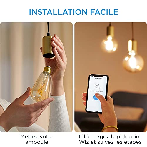 Thumbnail 6 de WiZ ST64 - Bombilla Filamento LED Inteligente Wi-Fi 🌟