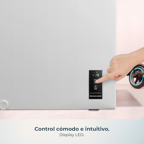 Thumbnail 7 de Cecotec Bolero CoolMarket Chest 143P White E: congelador horizontal de 143 L con ZeroG, control electrónico y Dual Function