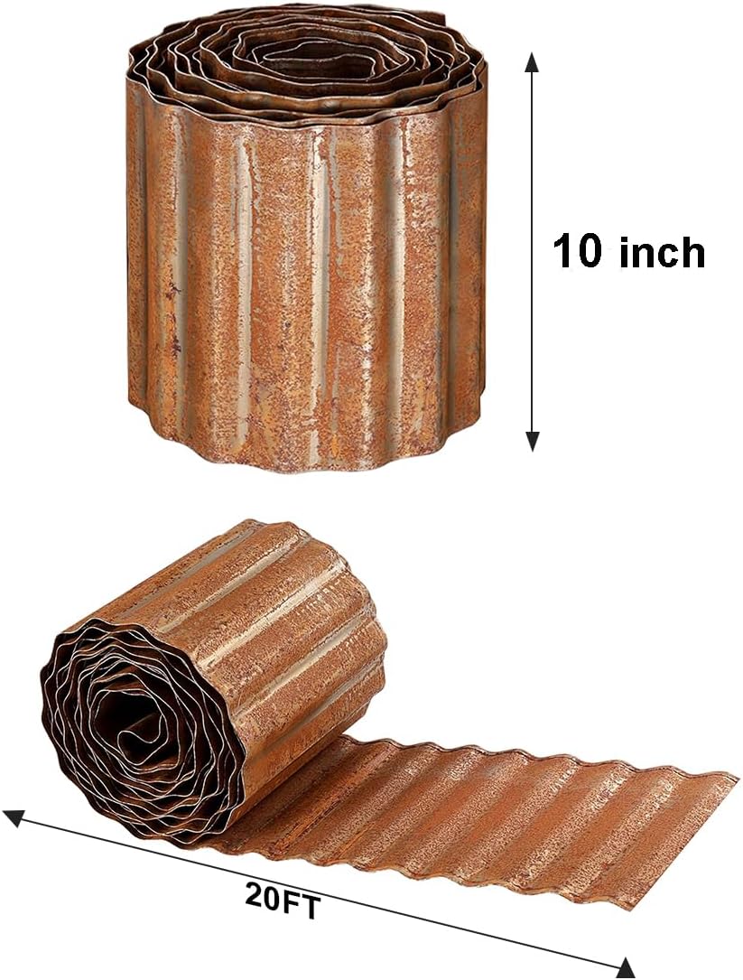 Detalle 2 de Metal lawn edging borders 20 ft x 10 in