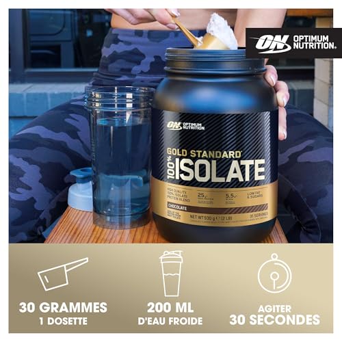 Thumbnail 3 de Optimum Nutrition Gold Standard 100% Isolate – Protéine de Whey, 930 g