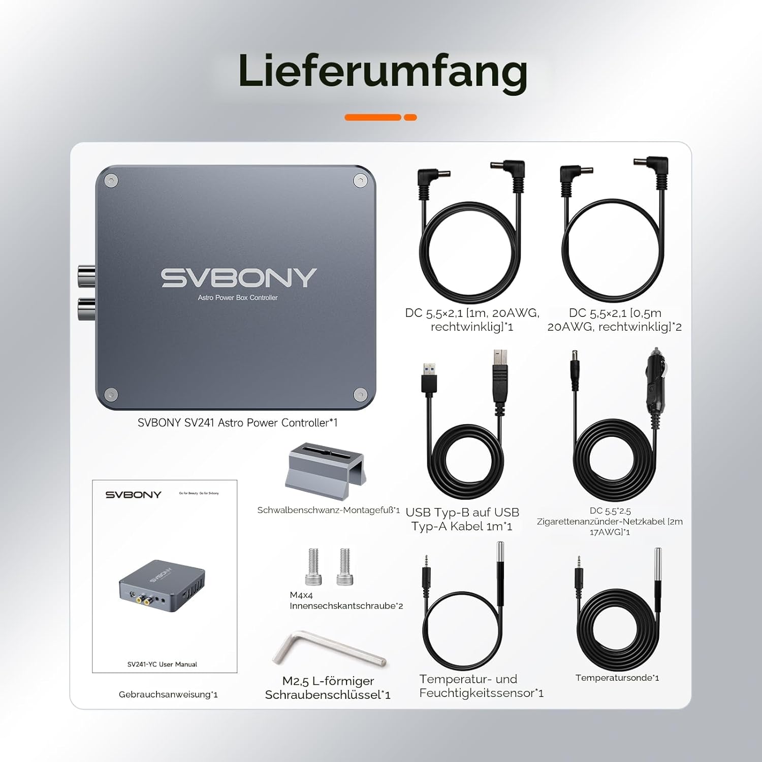 Thumbnail 6 de Svbony SV241 PRO Power Management Box: All-in-One Stromversorgung für Deep-Sky-Astronomie