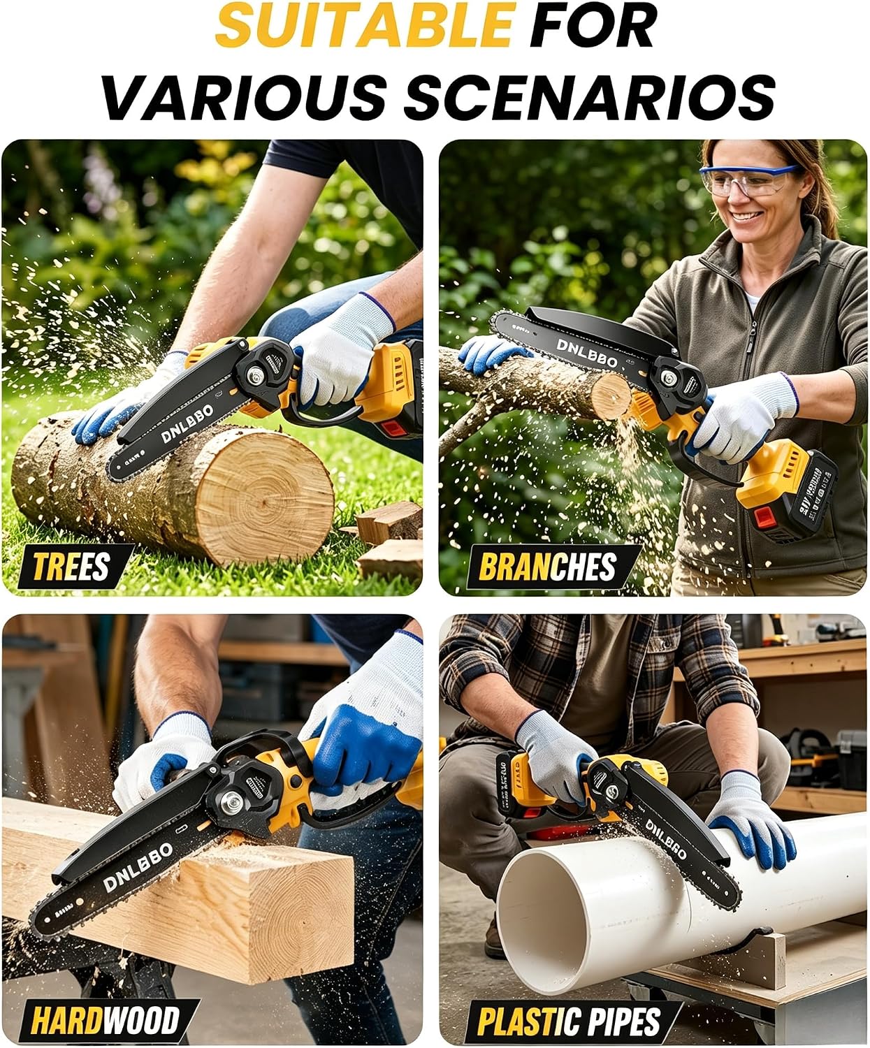 Thumbnail 6 de Cordless Mini Chainsaw, 8-inch