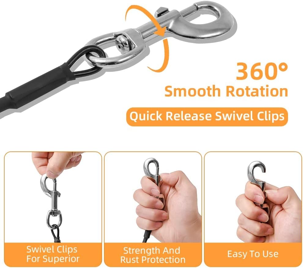 Thumbnail 4 de Mi Metty Dog Tie Out Cable 20ft for training