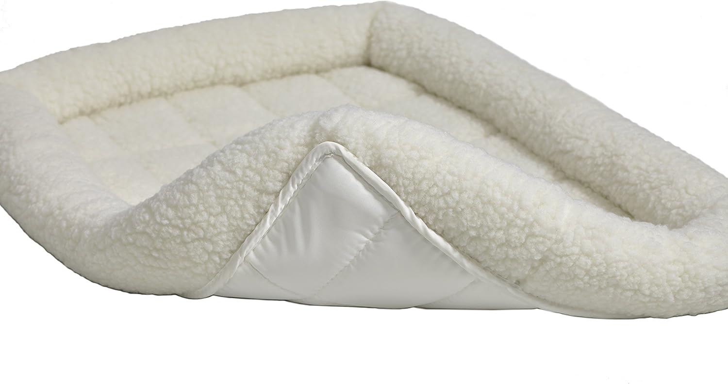 Thumbnail 3 de MidWest Homes for Pets QuietTime XXS cuscino per cani e gatti in pile bianco (per gabbie/trasportini da 46 cm)