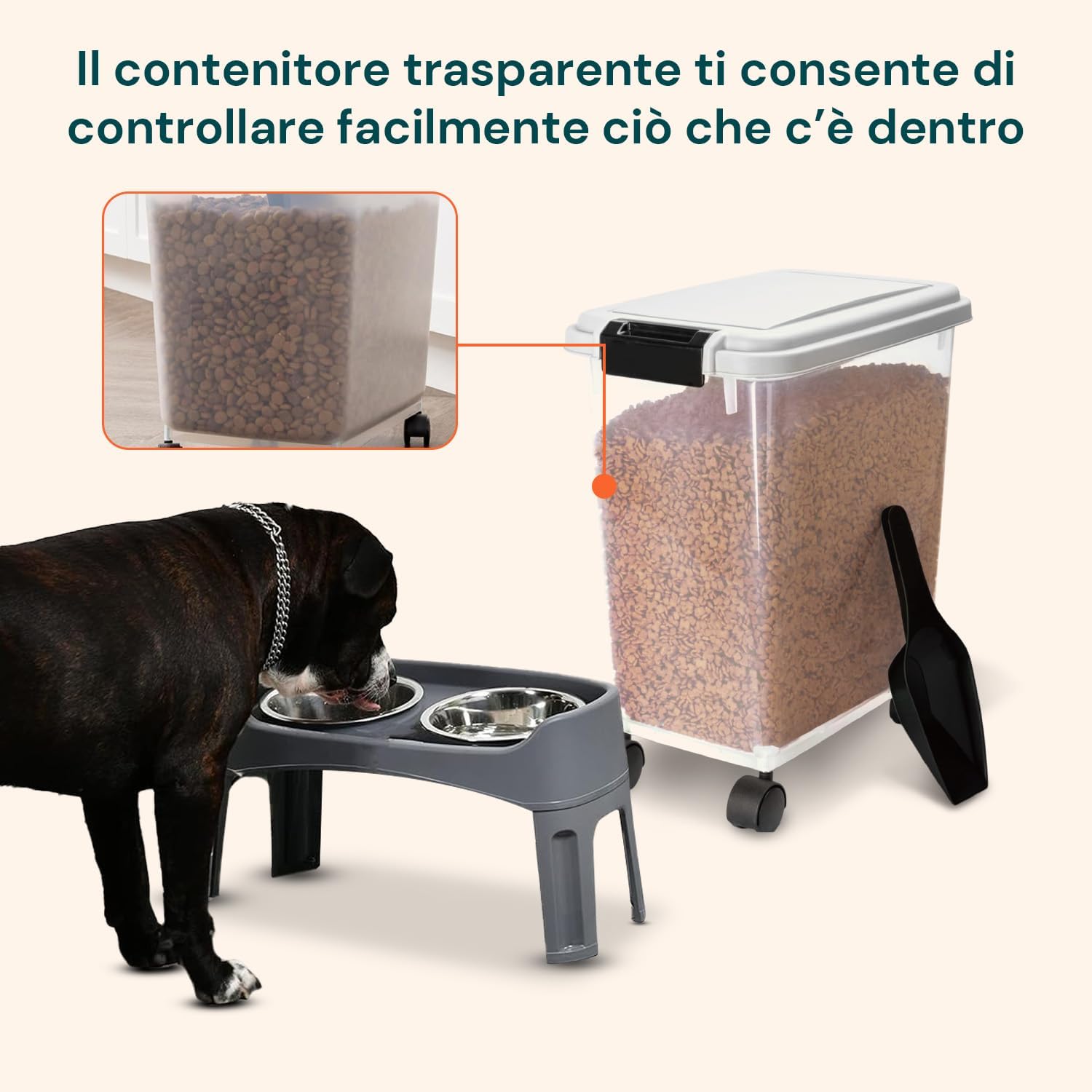 Detalle de Avilia Contenitore Crocchette 18L 🐾